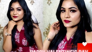 ❤️Valentine's day Makeup Look 2021❤️ || Extreme makeover with varnika || without any Eyeshadoo🎀