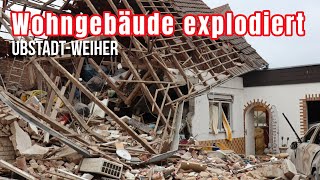 🚨 Wohnhaus in Ubstadt-Weiher nach Explosion eingestürzt – Rettungshubschrauber im Einsatz