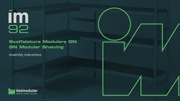 IM92 GN Modular Shelving - Assembly instructions