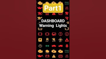 Dashboard Warning Lights Meaning #part1