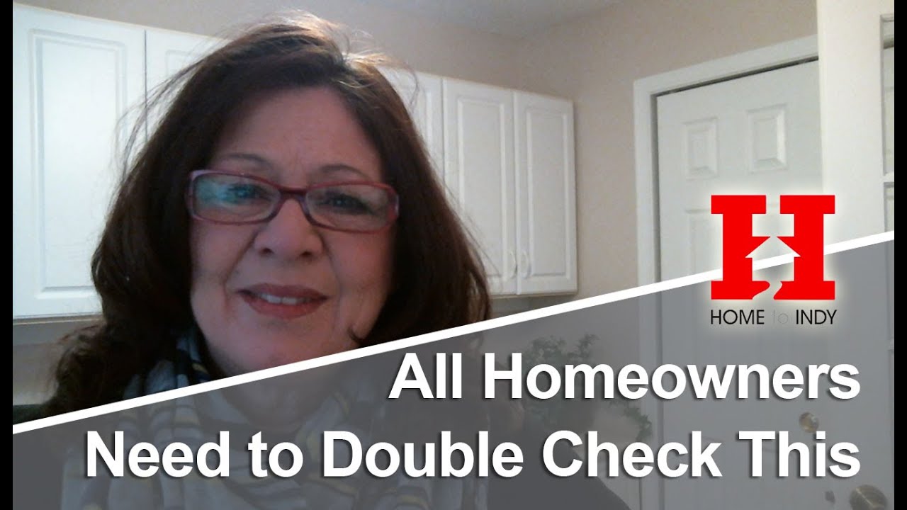 Indianapolis Real Estate Agent All Homeowners Need to Double Check