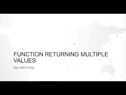 Video: Putem returna tabelul din funcție în SQL?