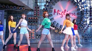 4K 170611 댄스팀 클라썸 (Clawsome) _ AfterSchool Bang _ 밀리오레 직캠 fancam