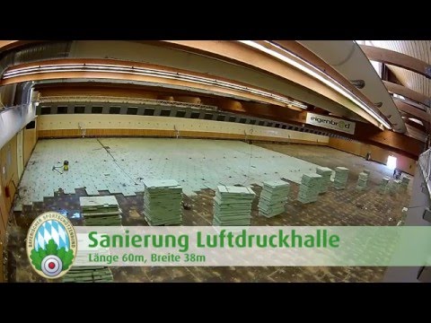 Sanierung Luftdruckhalle Olympia-Schießanlage