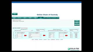 EMLab P&K's LabServe® Online COC Enables You to Login Your Own Projects!