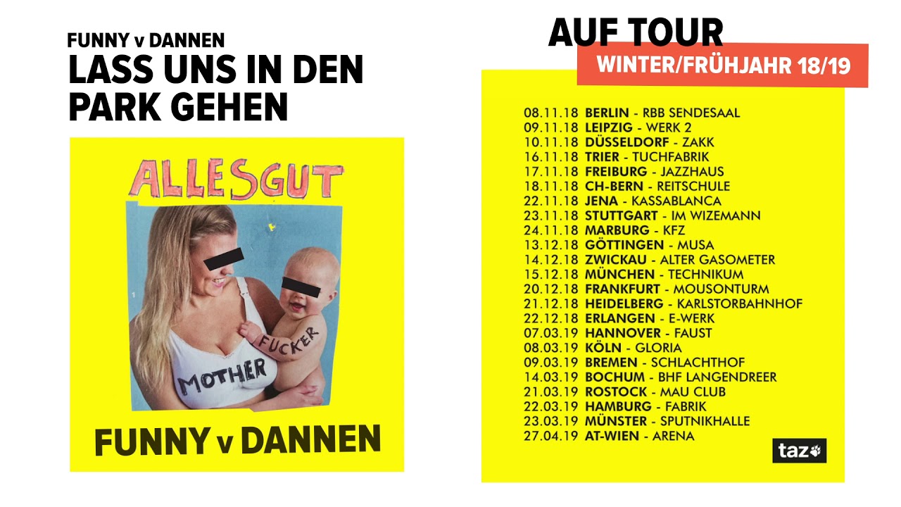 Watch Funny van Dannen - Lass uns in den Park gehen on YouTube Watch Funny van Dannen - Lass uns in den Park gehen on YouTube
