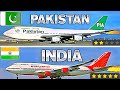 PAKISTAN VS INDIA | AIRLINES COMPARISON | 2020