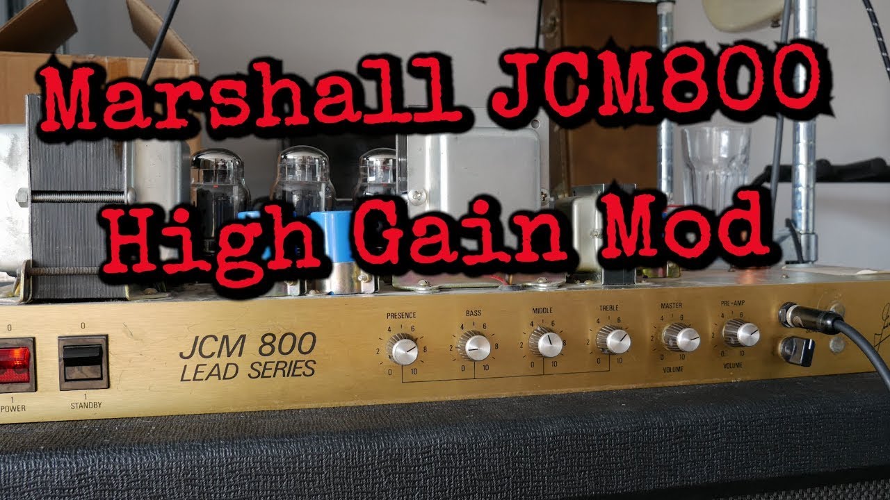 1981 Marshall Jcm800 2203 High Gain Mod Updated Specs Youtube