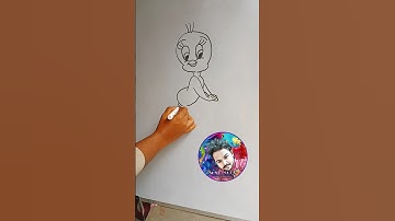 tweety bird drawing | cartoon drawing | drawing for beginners 🐥🐥🎨🎨 #shorts #youtubeshorts #drawing