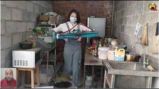 سيدة صينية تقوم بترميم مطبخ قديم وتجديده ليصبح جديدًا