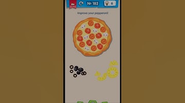 IQ Boost level 182 | Improve your pepperoni! #shorts