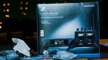 Sennheiser EW IEM G4 In-ear monitoring system UNBOXING | Generation 4 In Ears