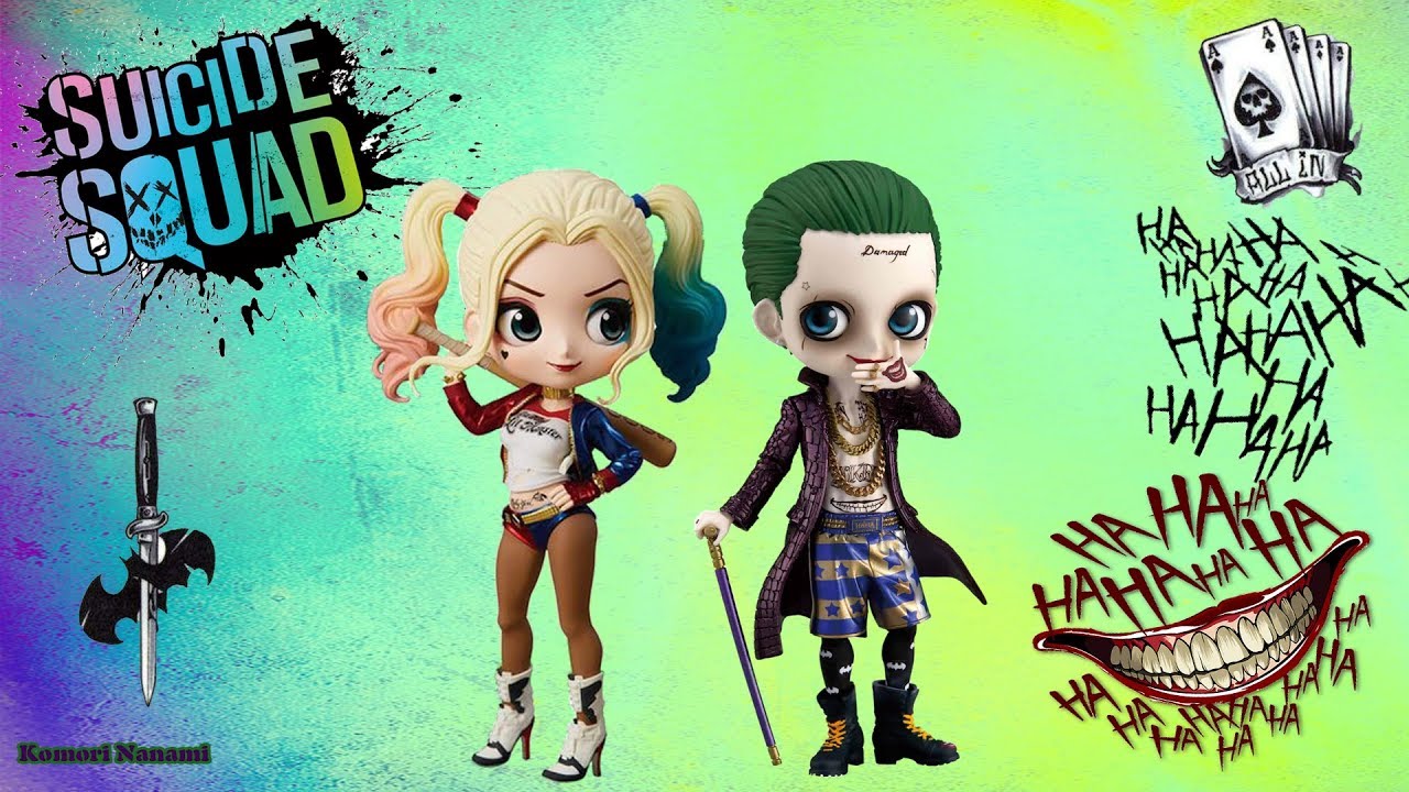 Q Posket Suicide Squad Joker And Harley Quinn Unboxing Youtube