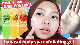 Hanasui Body SPA Exfoliating Gel review |untuk badan & wajah ||Hanum hafikhaa