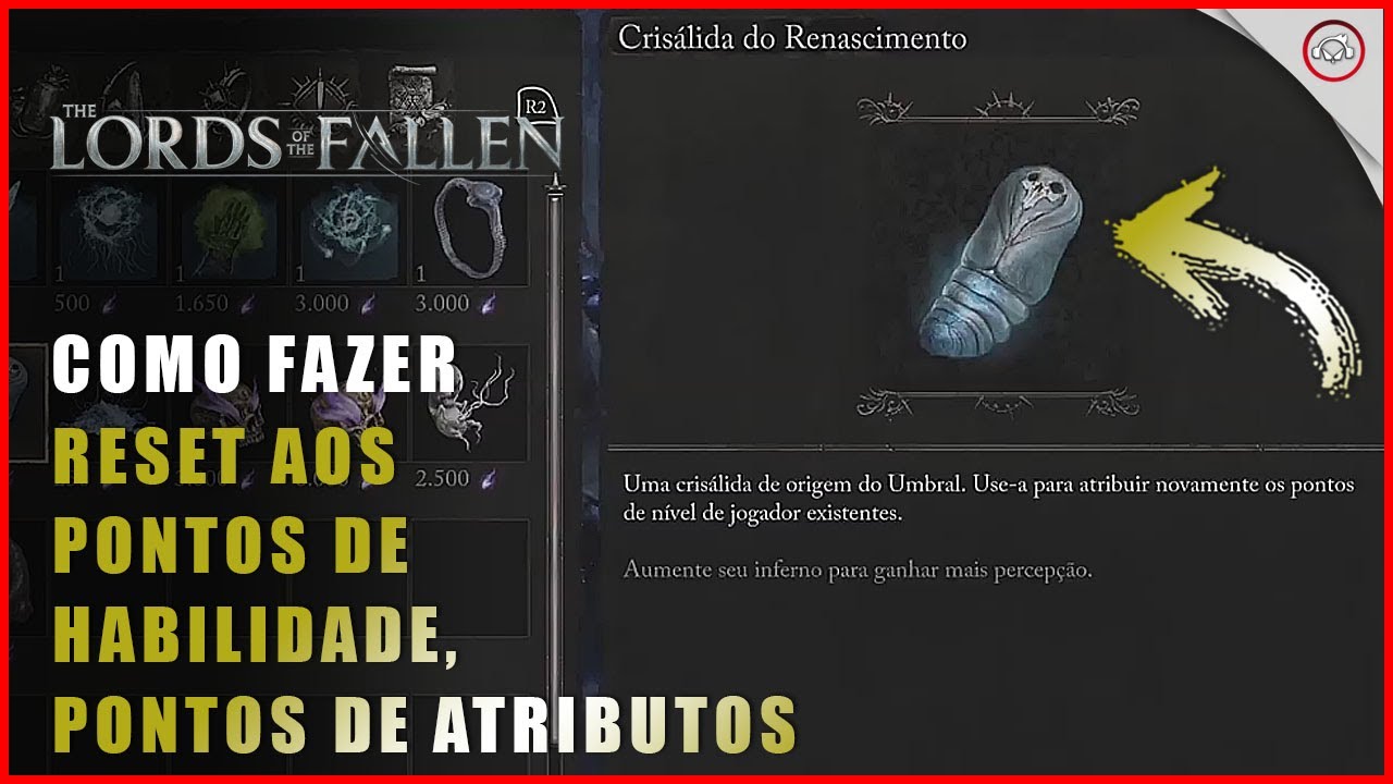Miniatura do vídeo Lords of the Fallen, Como fazer reset aos pontos de habilidade, pontos de atributo | Super-Dica