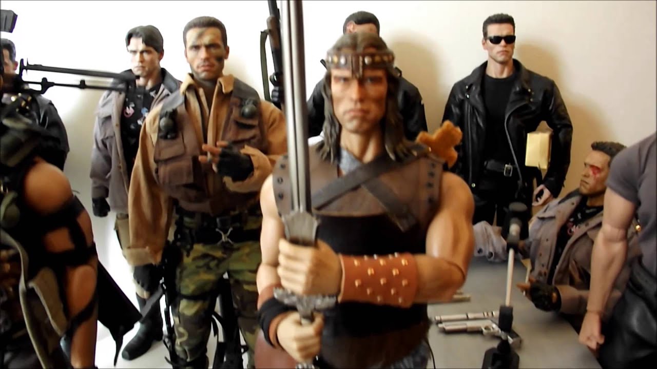 Forbrydelse Klimaanlæg arve Arnold Schwarzenegger - Action Figure Collection - YouTube