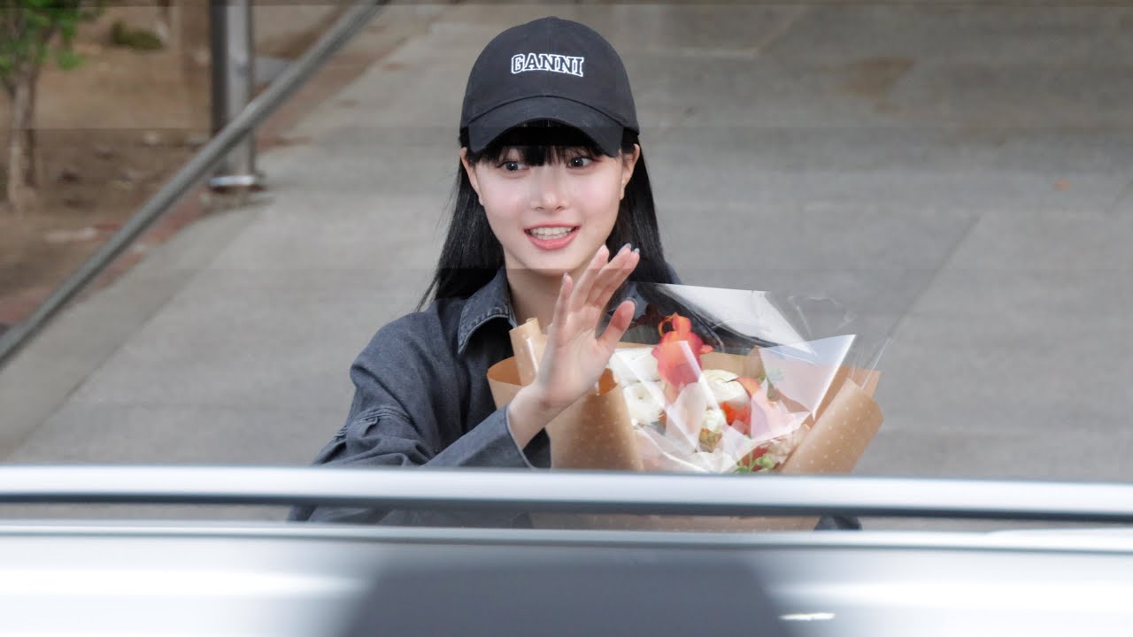 230414 르세라핌 홍은채(LE SSERAFIM Hong Eunchae) 뮤직뱅크 퇴근길 by ODS