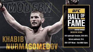 Khabib Nurmagomedov Joins the UFC Hall of Fame