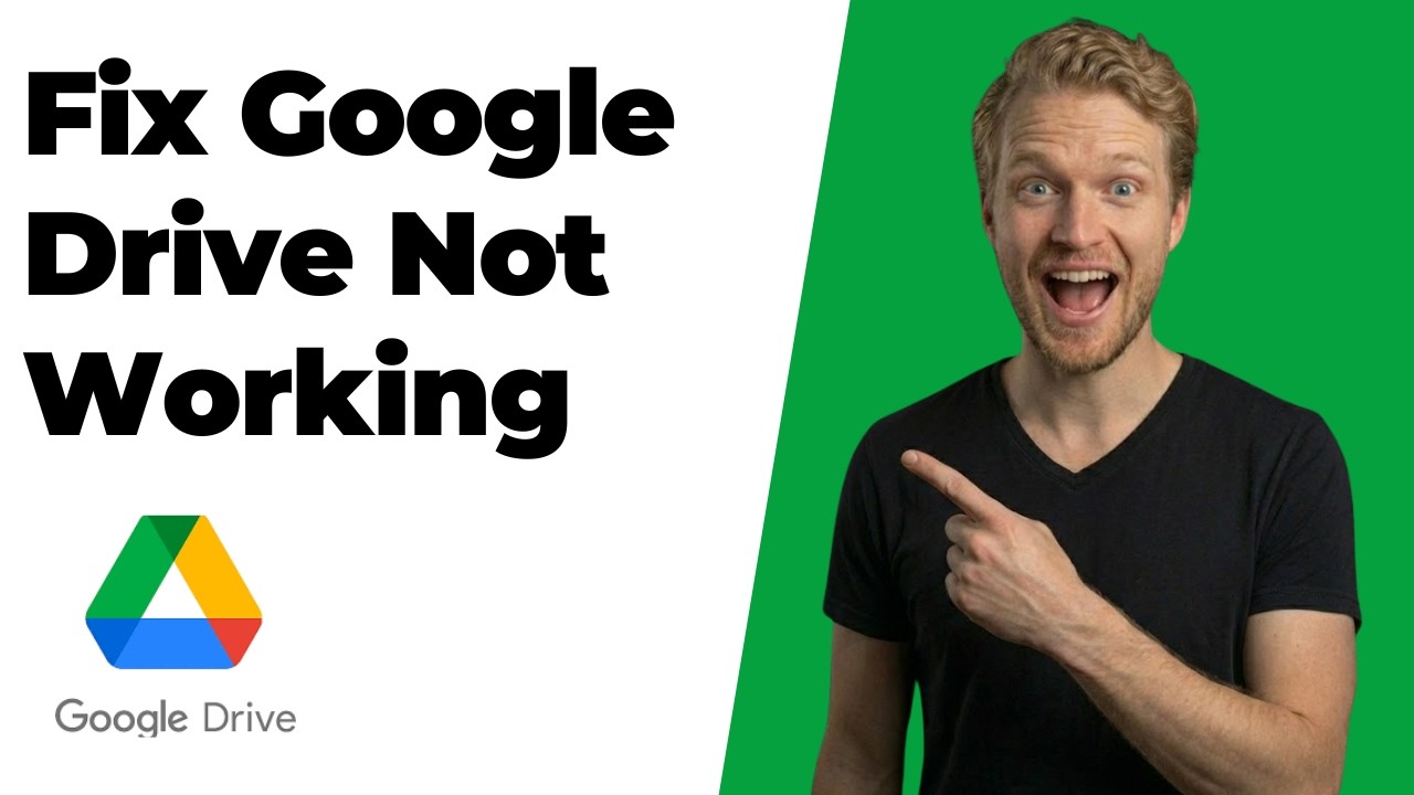 How To Fix Google Drive Not Working (Easy Guide) - YouTube