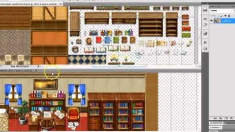 rpg maker parallax map room