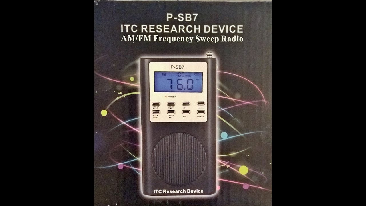 PSB7 spirit box ghost hunting ITC Research FM//AM P-SB7 Radio Paranormal Equipmen