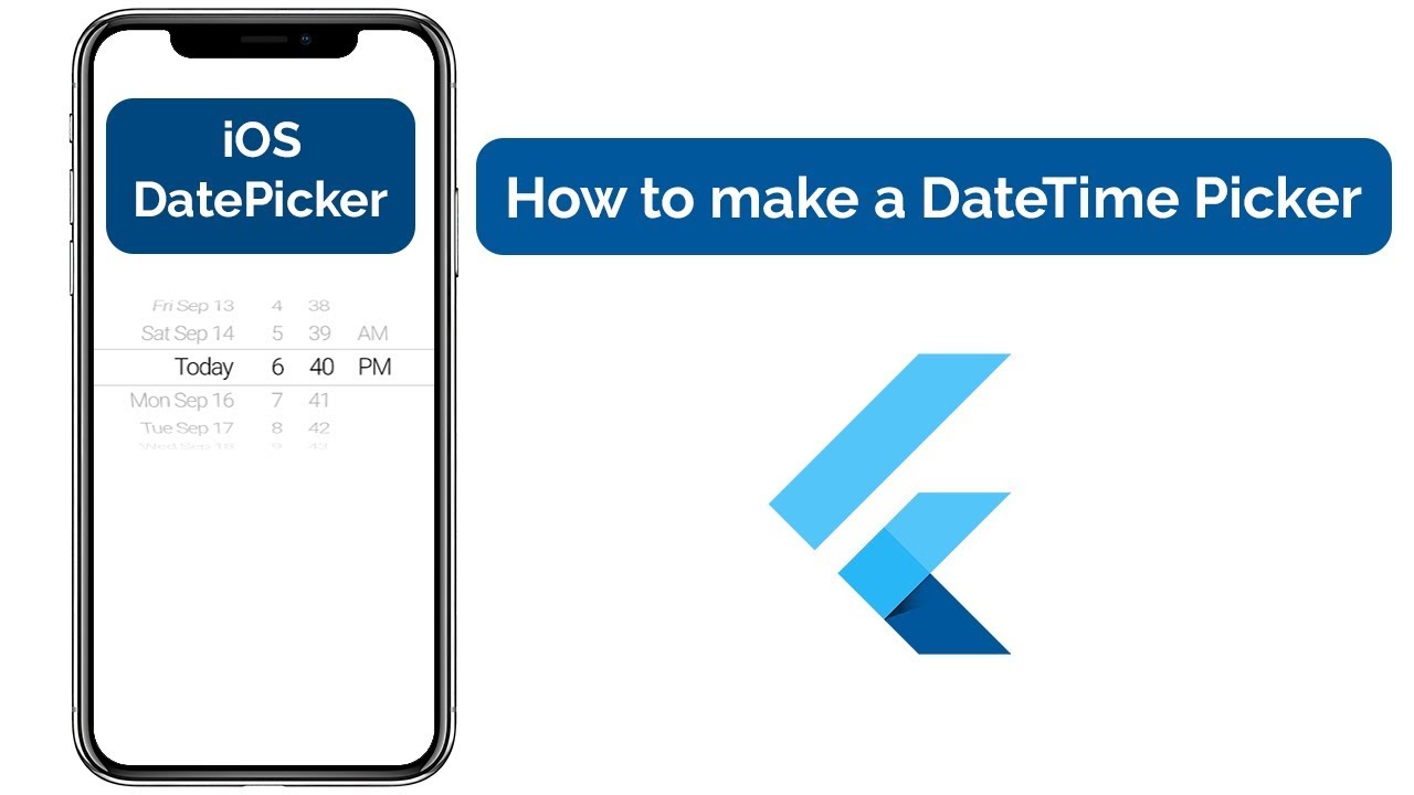 Ios Styled Date Picker In Flutter Cupertino Date Picker Programming Addict Youtube