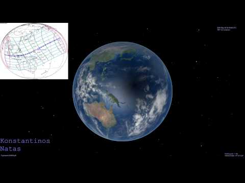 solar eclipse of May 9-10 2013 fast forword
