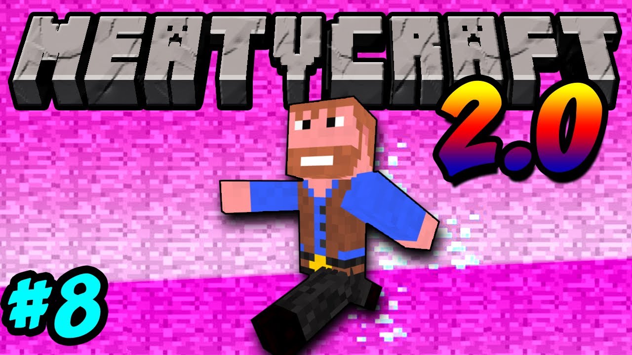 Meatycraft - 2.0 Ep.8 Real stone and sloped blocks. mods - YouTube