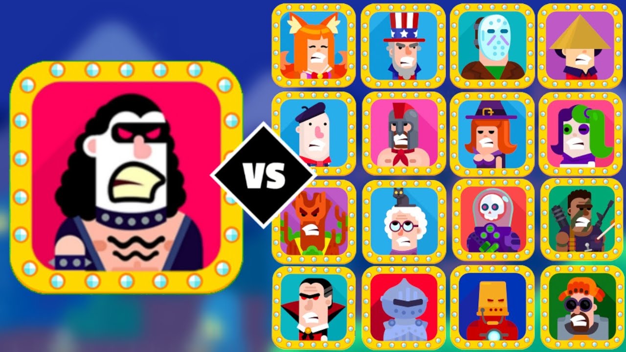 Bowmasters Corey Thunderstring Normal Tournament Gameplay