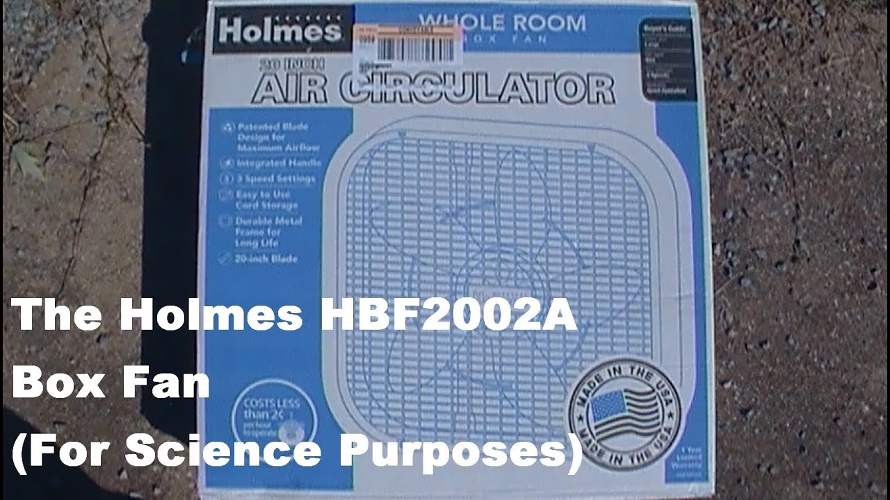 Eskie's Vlog 102013: The Holmes HBF2002A Box Fan (For 