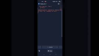 How To Create a For Loop In Python Mobile For Both Android and iOS.