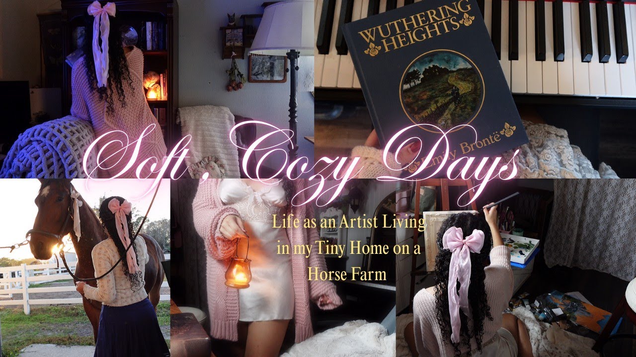 Cozy Days in my Tiny Home | creating art, journaling & spending time ...