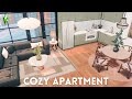 Speed build creating a cozy chic street apartment in the sims 4 