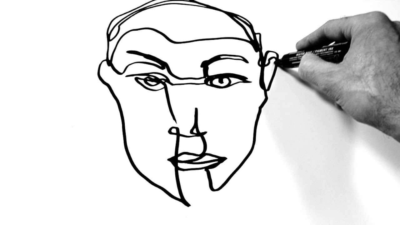 Dessiner sans lever le crayon - YouTube