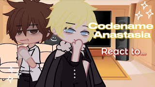 Codename Anastasia React To… Bl Manhwa 2X‼️ Leer/Read Desc