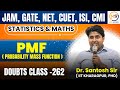 Doubts class262jam gate net cuet isi cmi  pmf  mathstats 8810409392