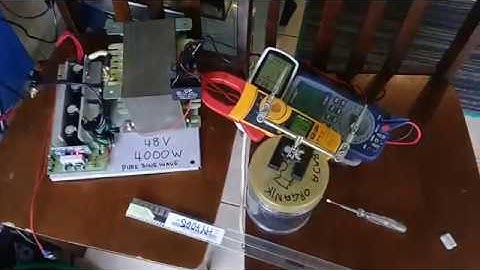 4000w 48v EGS002 diy inverter stress test HY4008 MOSFET Part 2