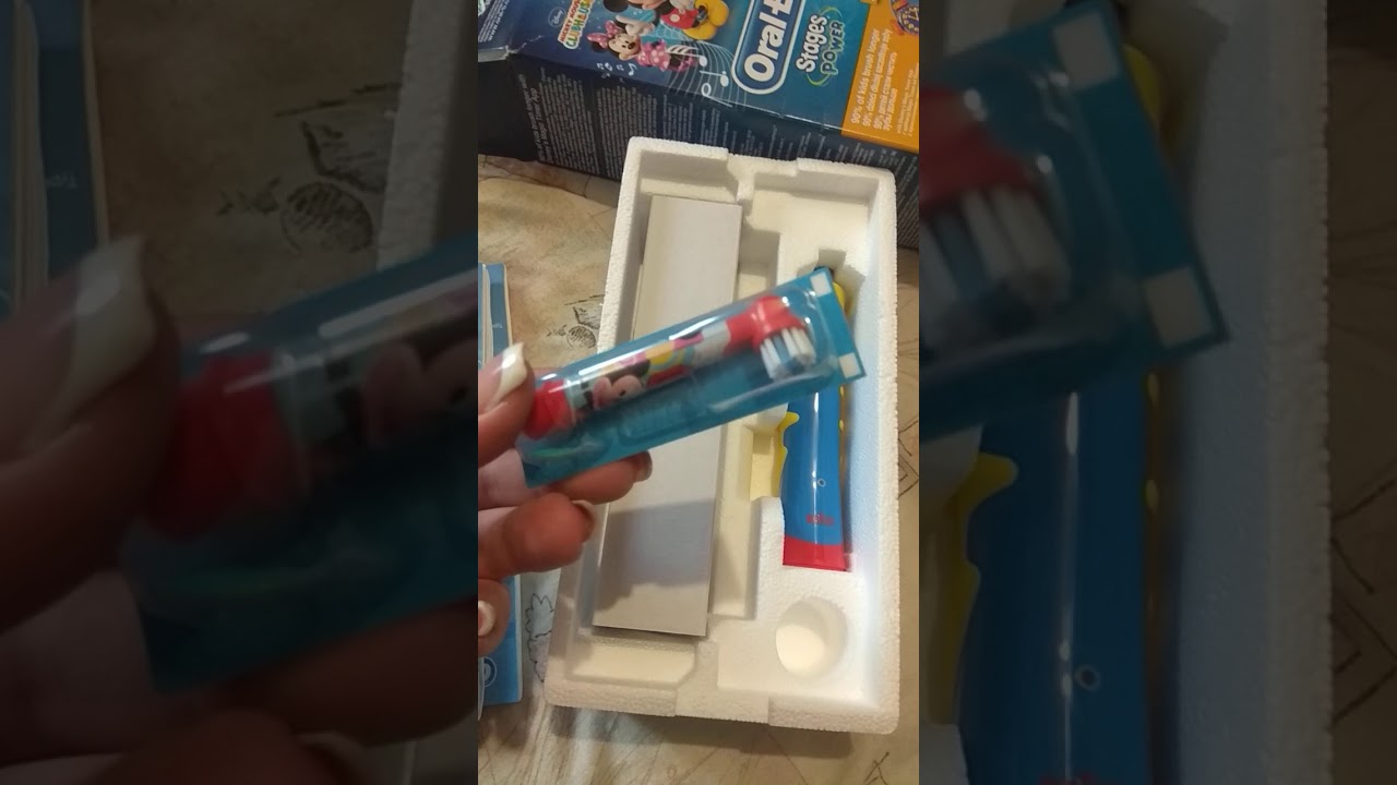 Распаковка oral-b stages power