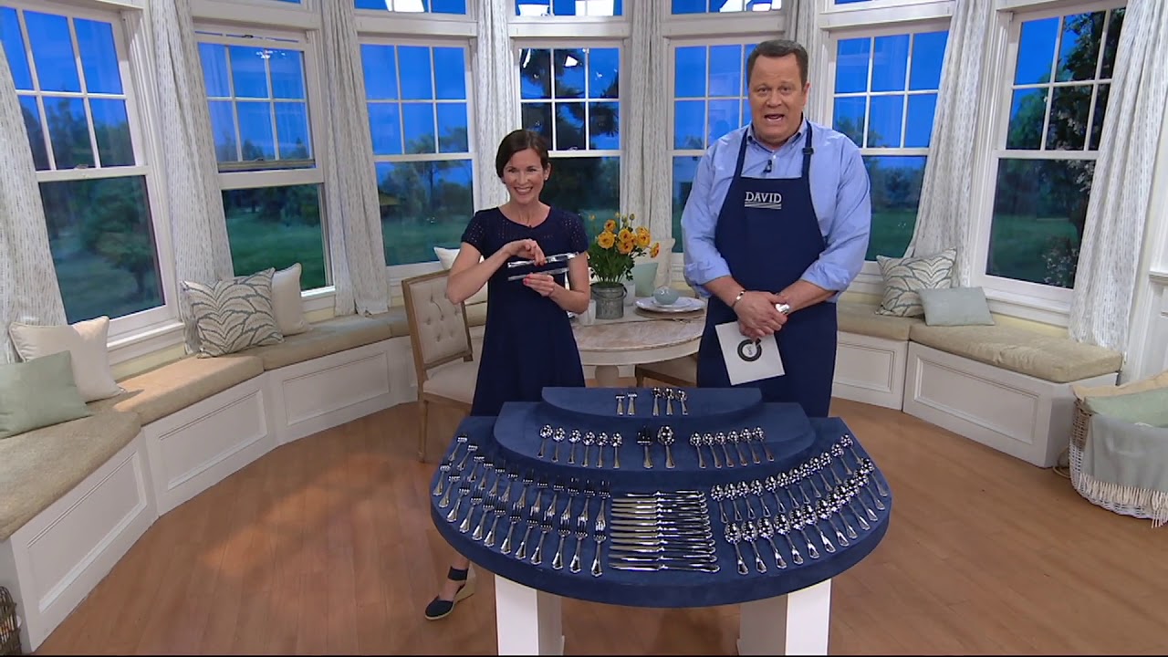 Lenox 18/10 Stainless Steel 74Piece Service for 12 Flatware Set on QVC YouTube