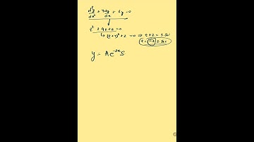 complex roots Differential Equation