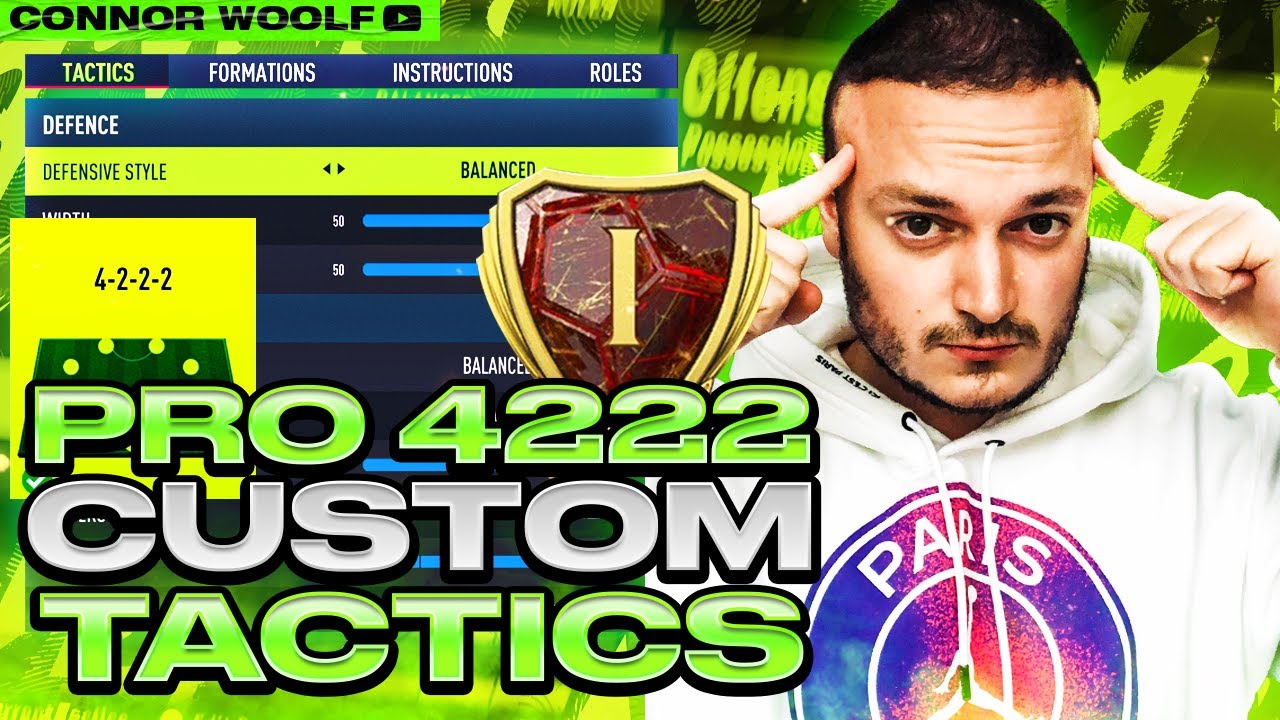 *new patch* the BEST META 4222 custom tactics on FIFA 22 🔥 YouTube