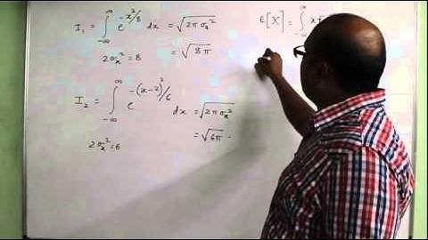 GATE Exam Gaussian Probability Density Function Lecture by Kishore Kashyap