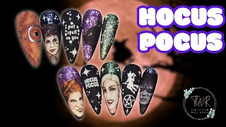 🧙HOCUS POCUS NAILS | FULL SET 10 NAILS EASY TO FOLLOW HALLOWEEN DESIGN #hocuspocus #halloween