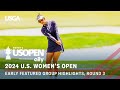 2024 U.S. Women&#39;s Open Presented by Ally Highlights: Round 3, Featured Group |  Ryu &amp; Alison Lee