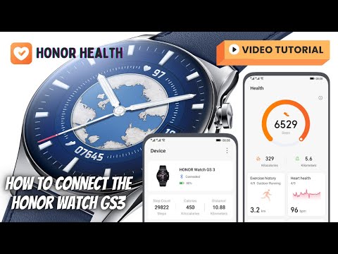 How To Connect The HONOR Watch GS3 | HONOR Health App