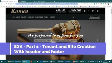 Sitecore Experience Accelerator Part 1 - Site creation and designing website (header)