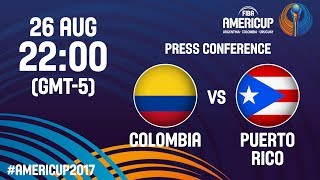 Colombia v Puerto Rico - Press Conference