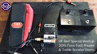U.K. Red Special Meetup 2019: Foxx Phaser & Two Treble Booster Comparison Part 2