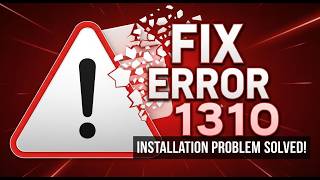 Famous How to Fix Error 1310 Error Writing to File Verify That You Have Access to That Directory Profile