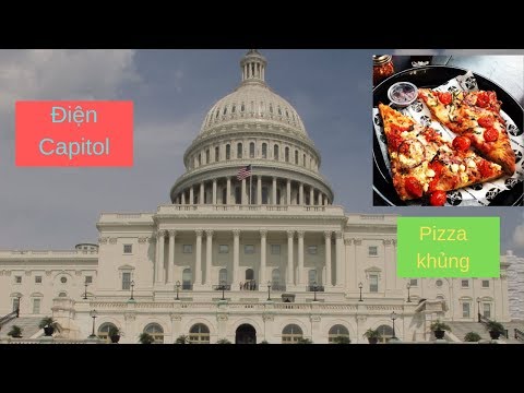 Du lịch nước Mỹ(p2)|Điện Capitol đẹp ngất ngây. Ăn pizza khổng lồ|Visit the Capitol.